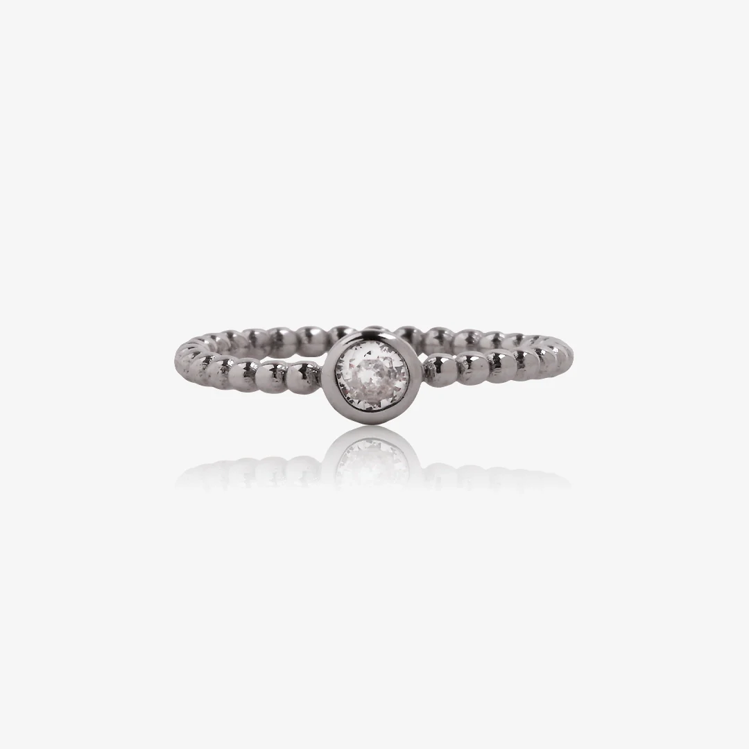 Anillo bolitas chatón