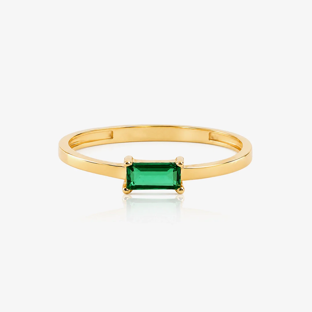 Anillo Circonita Rectangular - Image 2