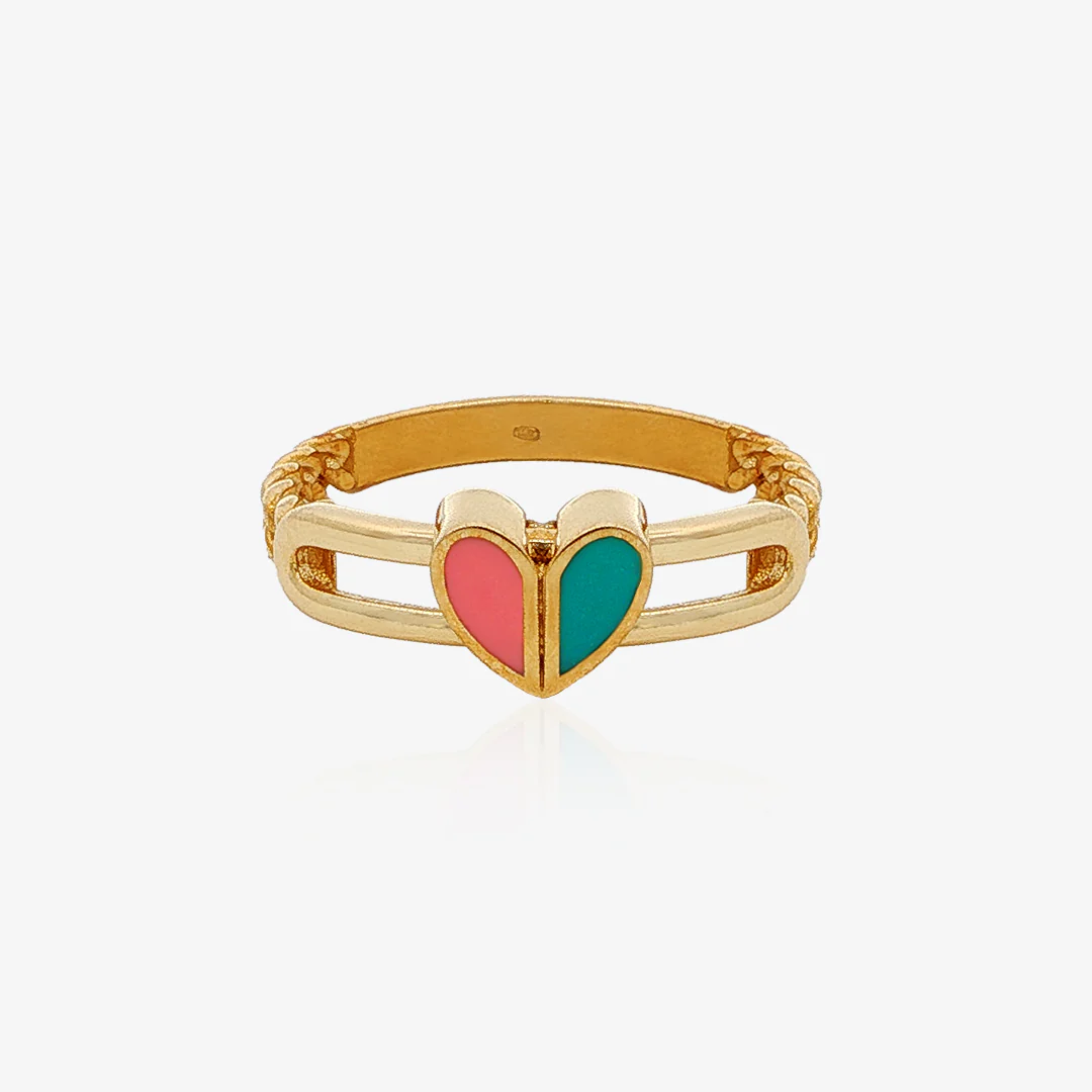 Anillo Corazón esmalte