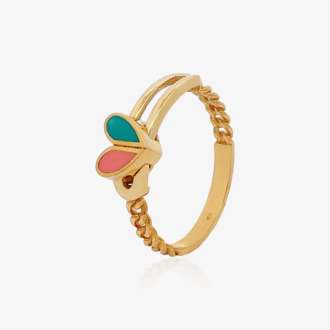 Anillo Corazón esmalte - Image 2