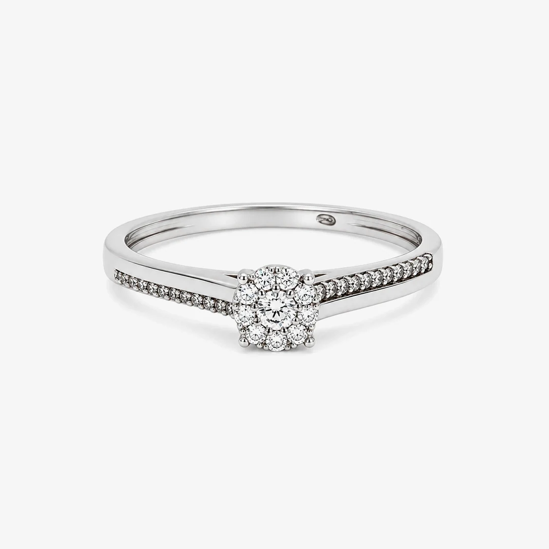 Anillo diamantes