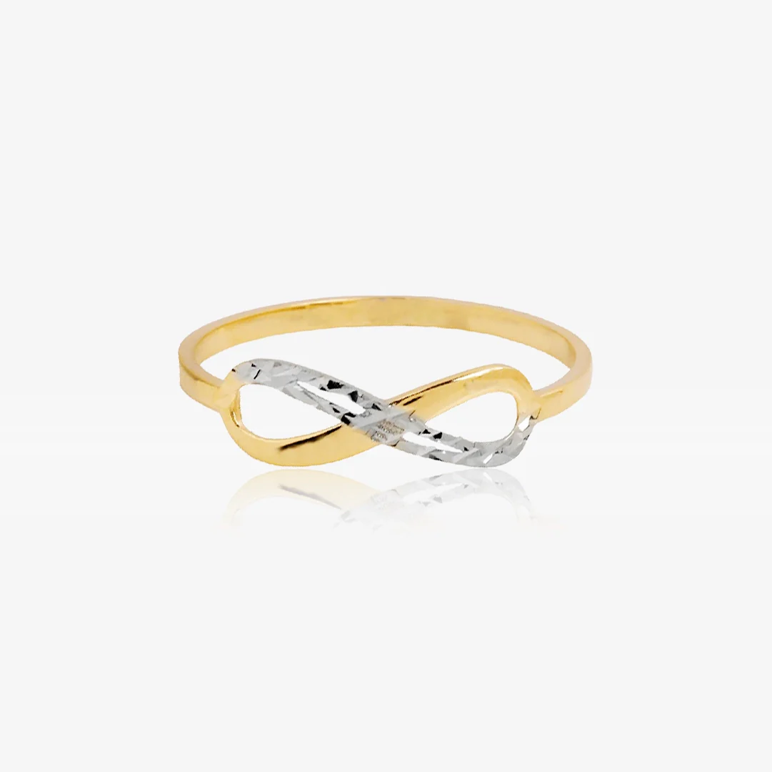 Anillo infinito lapidado