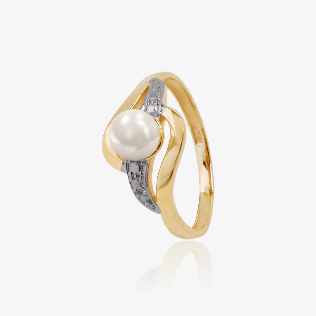 Anillo Perla Bicolor - Image 2