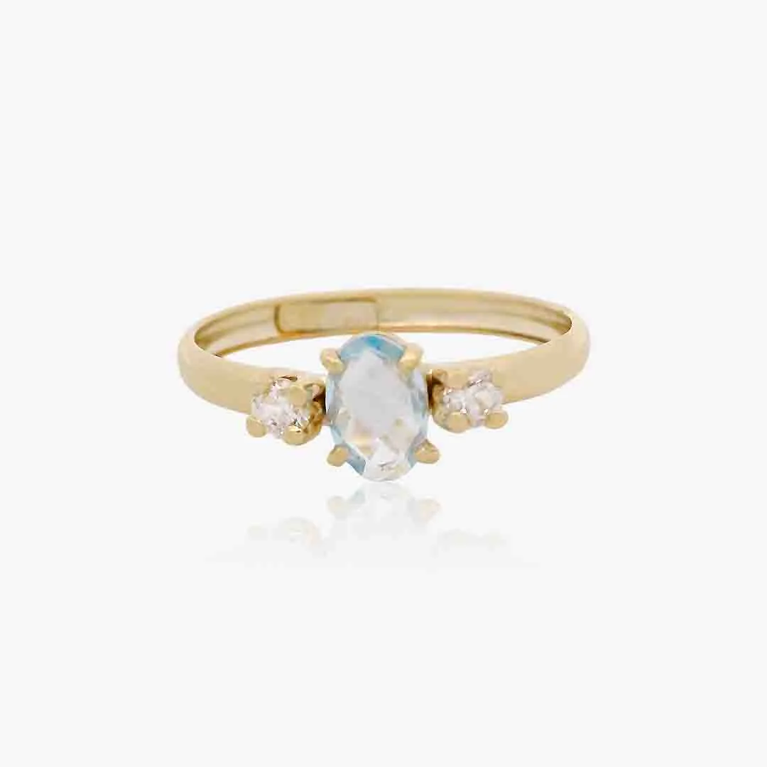 Anillo Piedra Azul