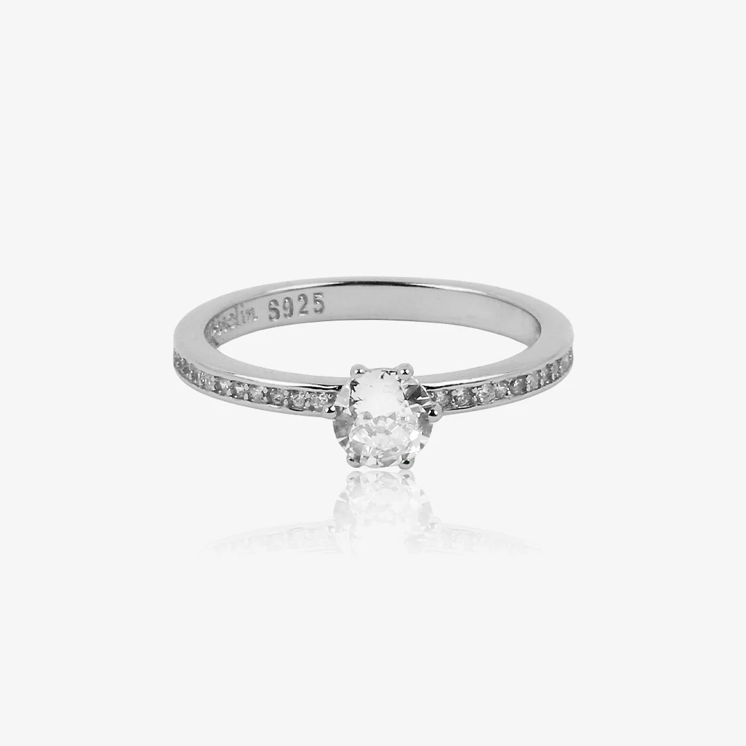 Anillo Plata Circonitas