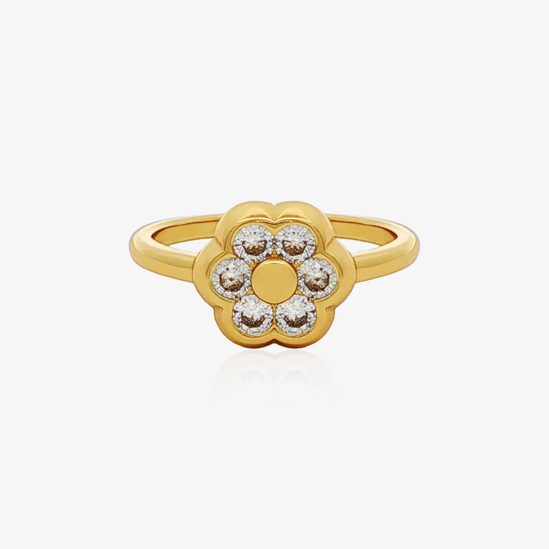 Anillo Roseta Flor