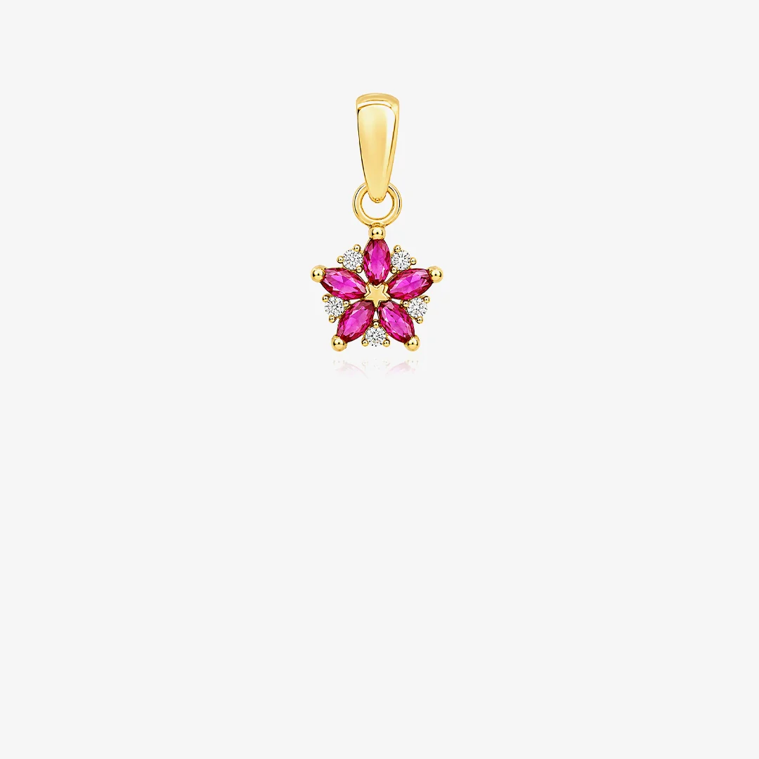 Colgante Estrella circonitas - Image 3