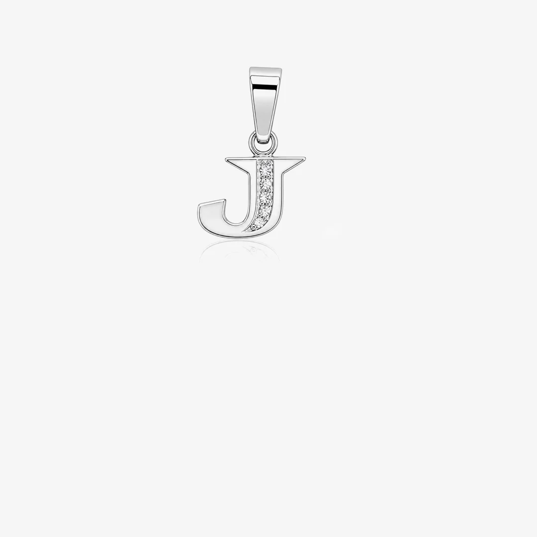 Colgante inicial diamantes - Image 10
