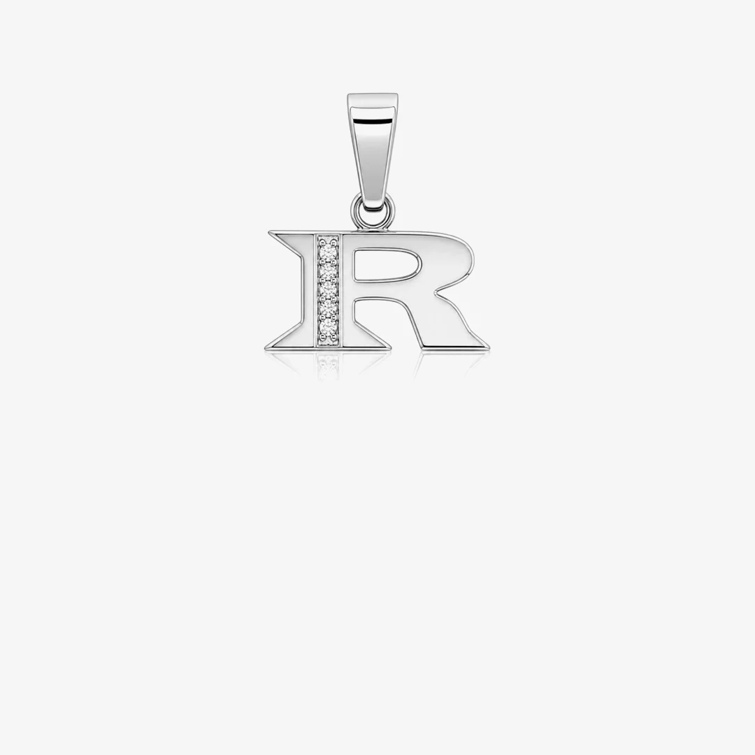 Colgante inicial diamantes - Image 14