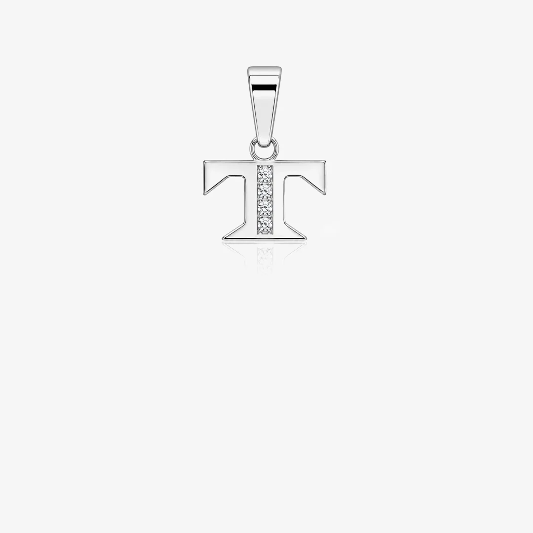 Colgante inicial diamantes - Image 16