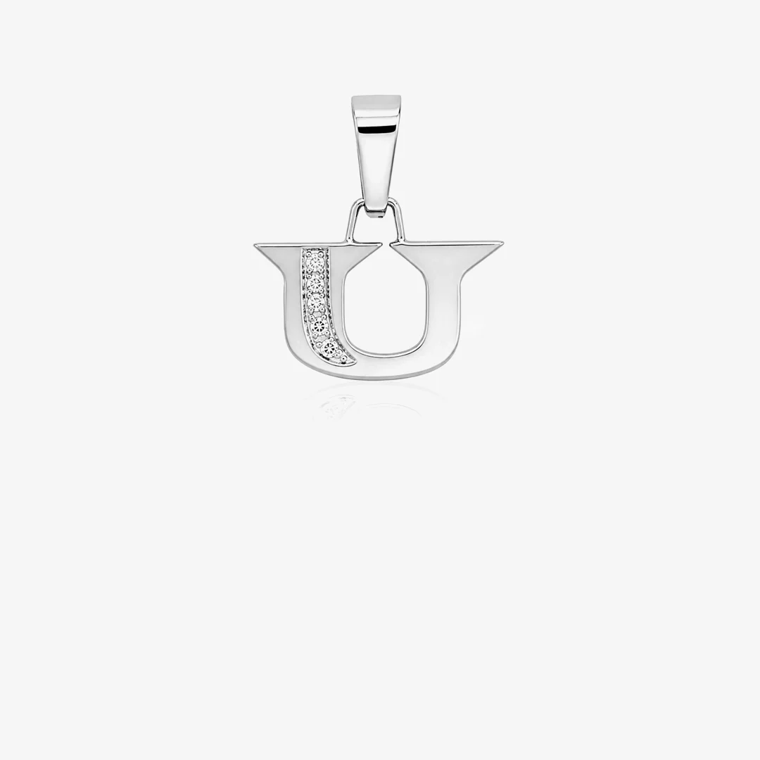 Colgante inicial diamantes - Image 17