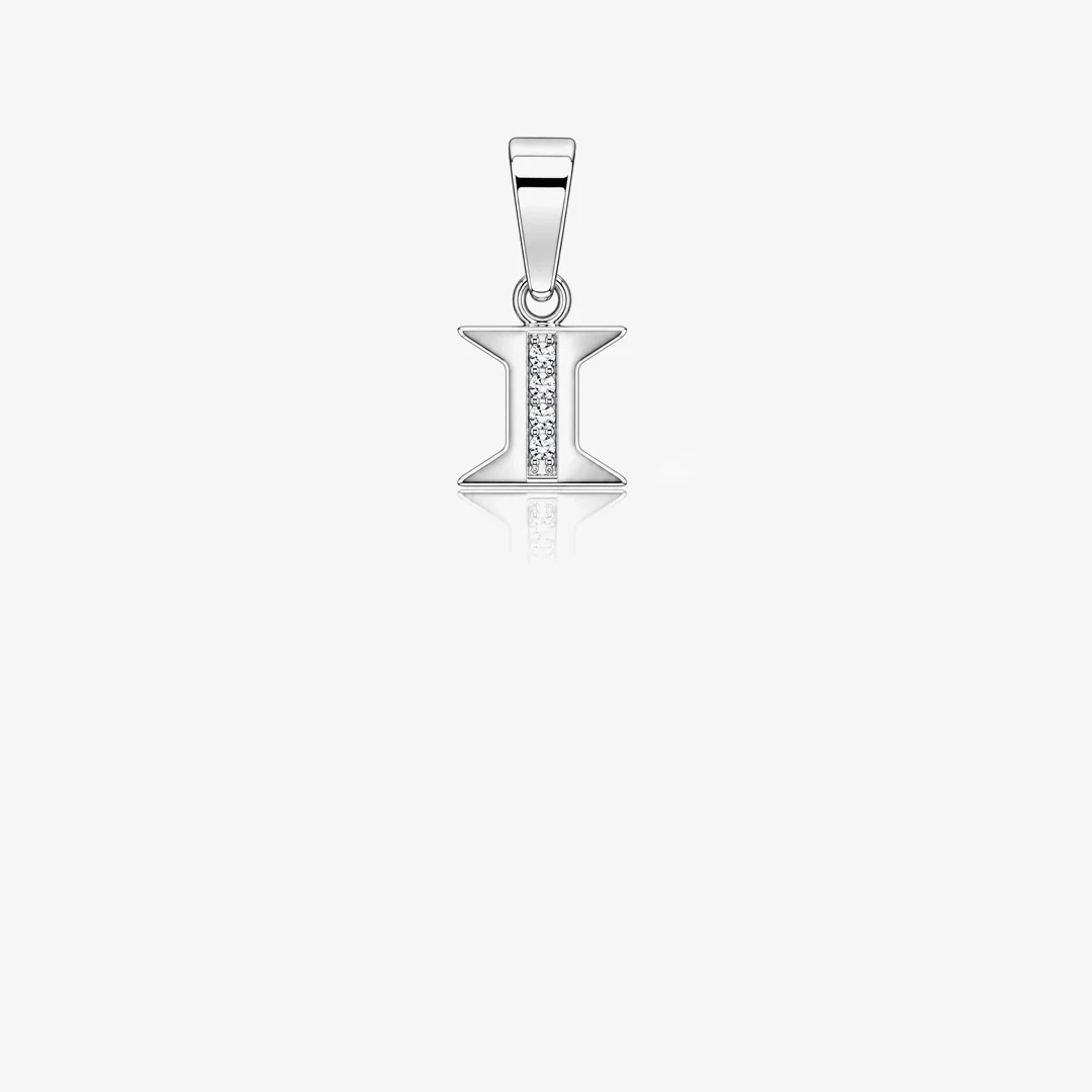 Colgante inicial diamantes - Image 9