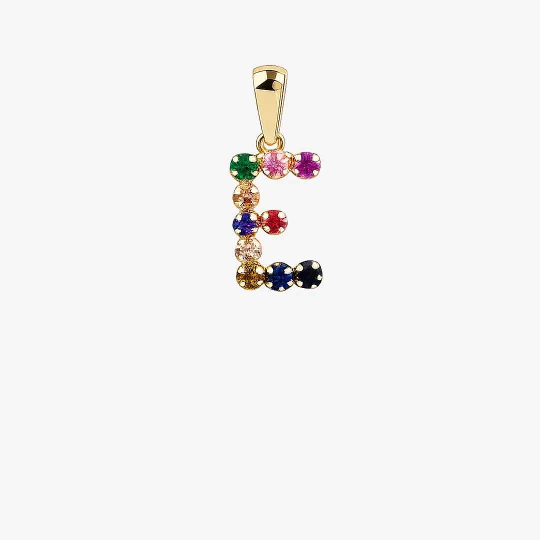 Colgante inicial multicolor - Image 10