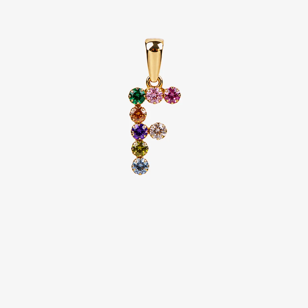 Colgante inicial multicolor - Image 11