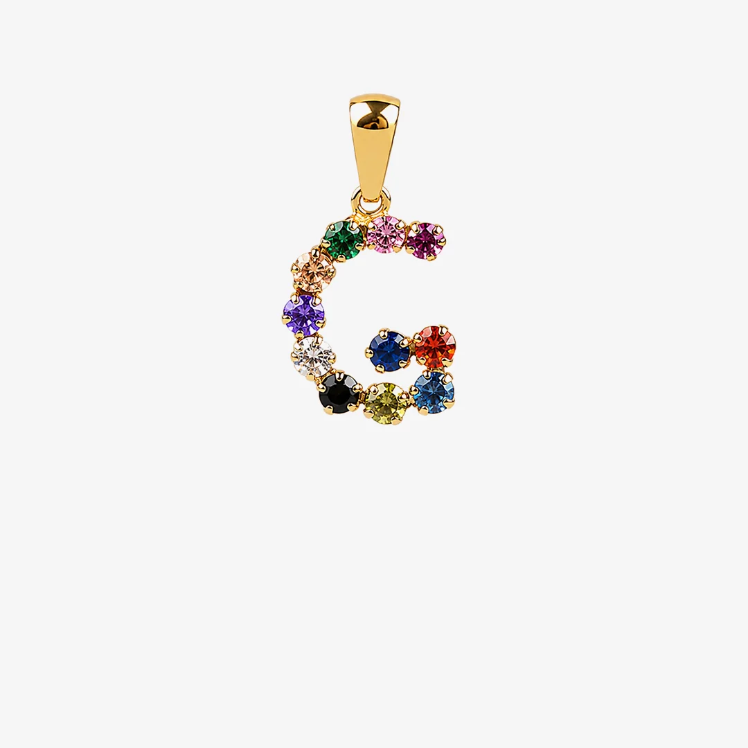 Colgante inicial multicolor - Image 12