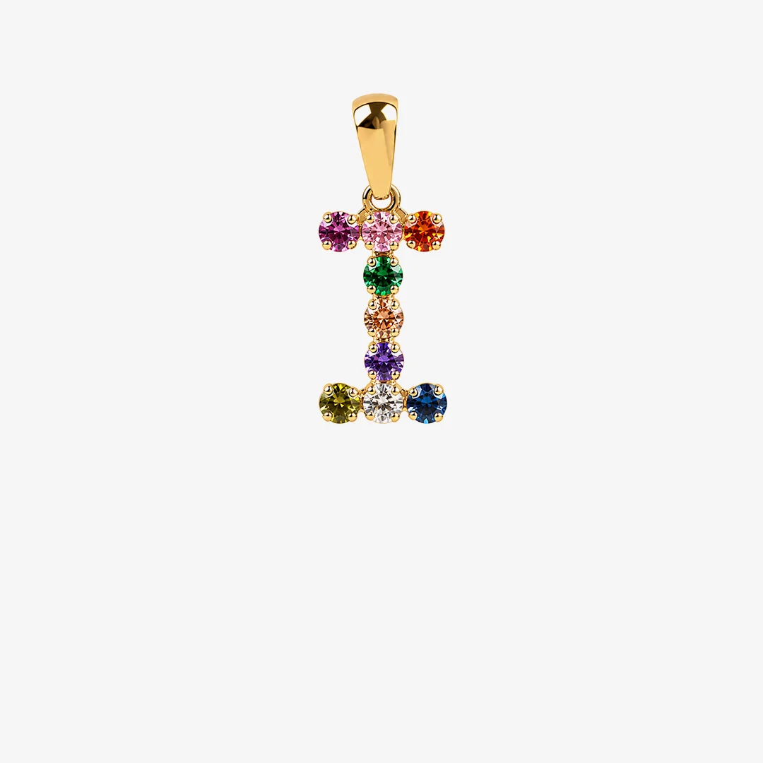 Colgante inicial multicolor - Image 14