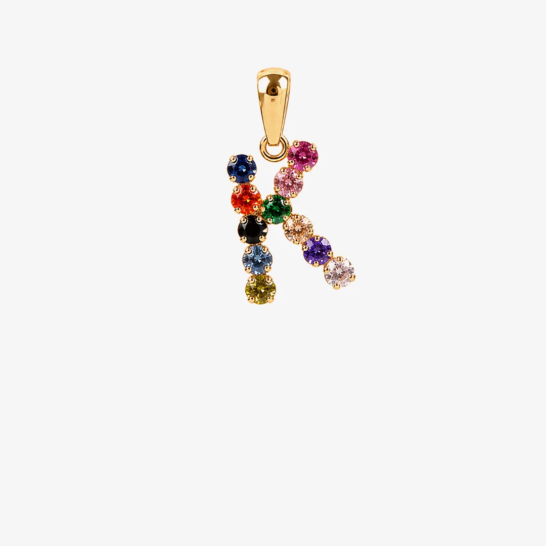 Colgante inicial multicolor - Image 16
