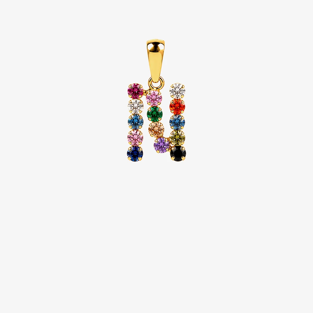 Colgante inicial multicolor - Image 19