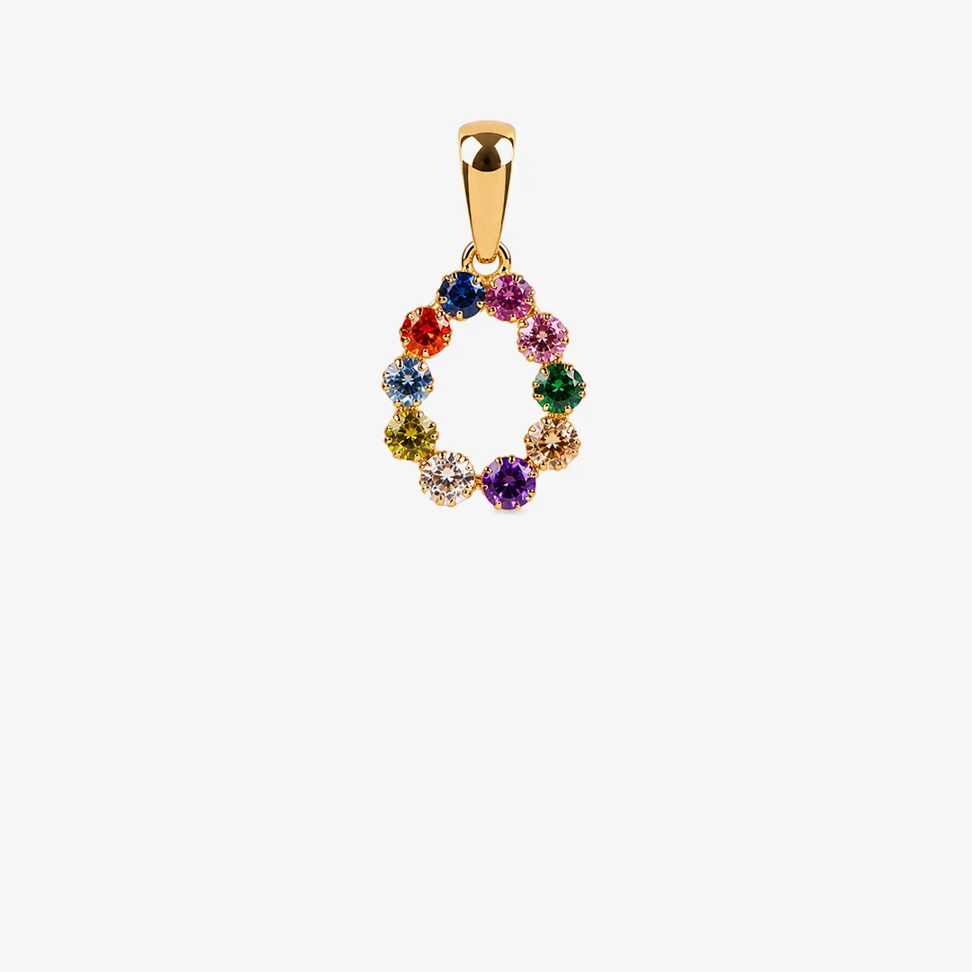 Colgante inicial multicolor - Image 20