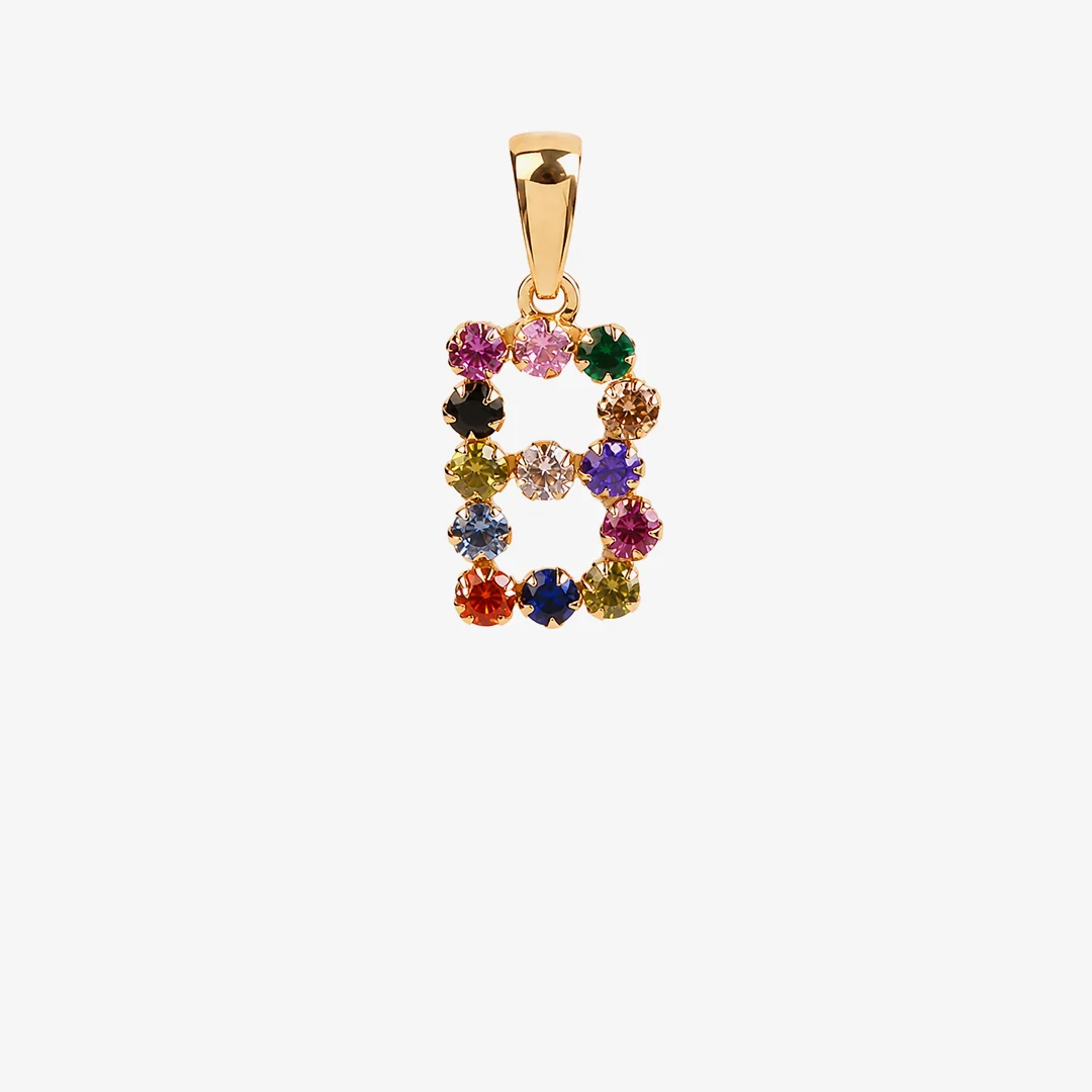 Colgante inicial multicolor - Image 7