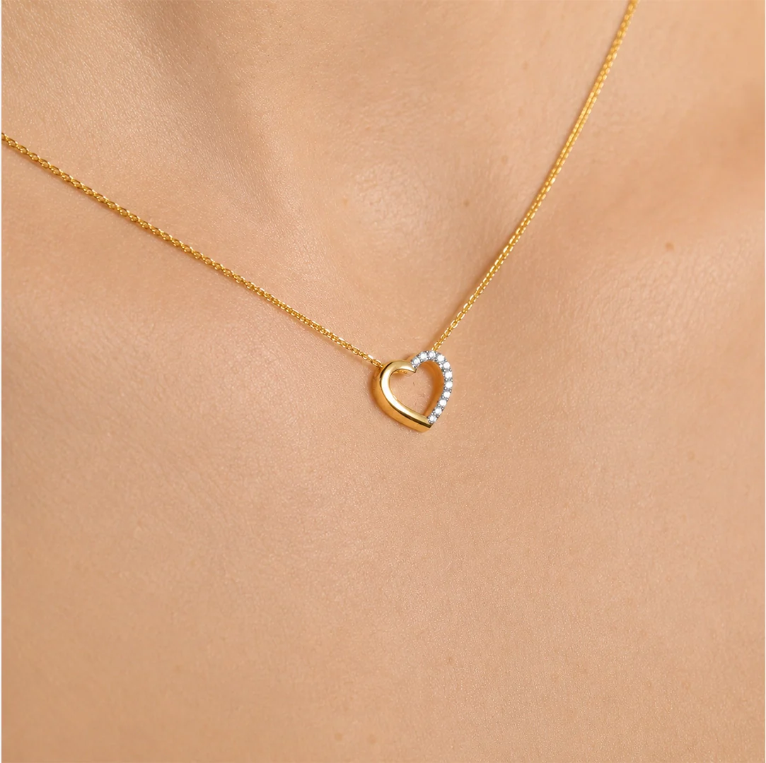 Collar Corazón diamantes - Image 2