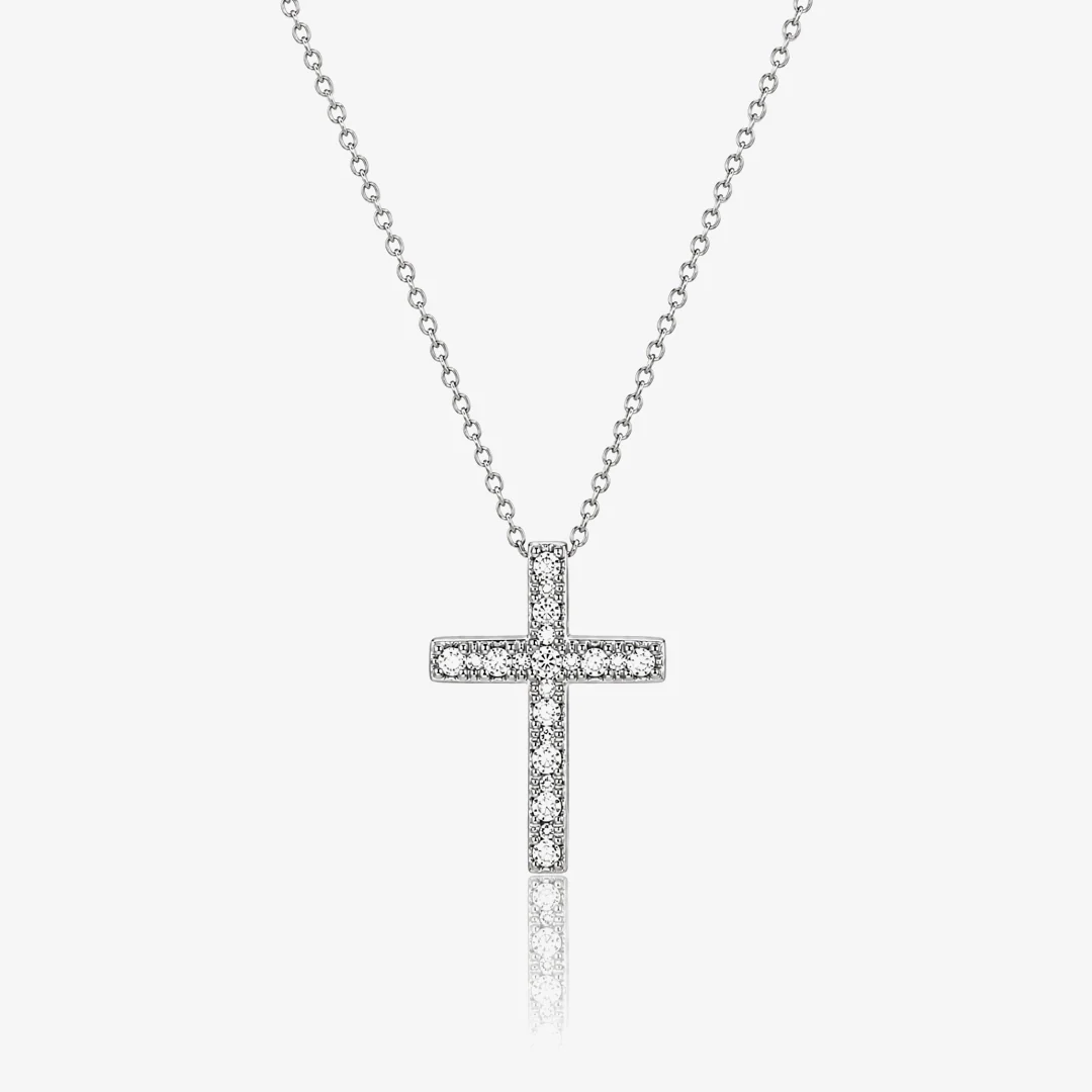 Collar Cruz Diamantes.