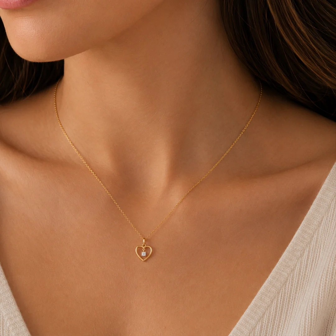 Collar Diamante Corazón - Image 2