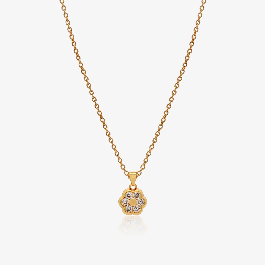 Collar Roseta Flor