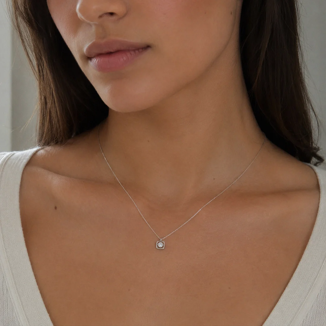 Collar square diamond - Image 2