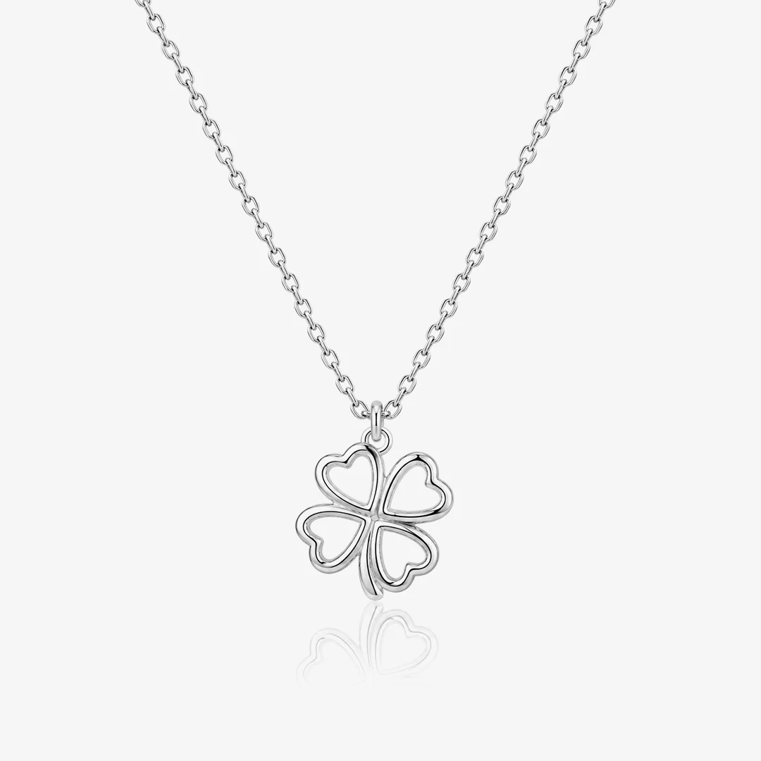Collar Trebol Corazones