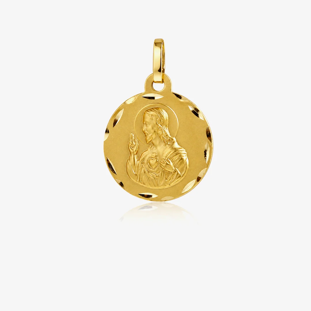 Medalla Escapulario Tallado