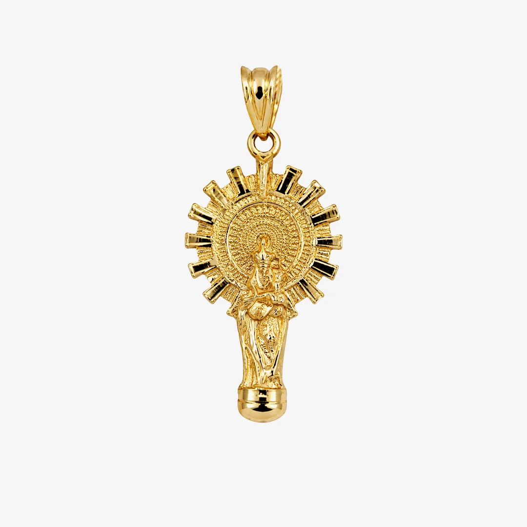 Medalla virgen del pilar silueta
