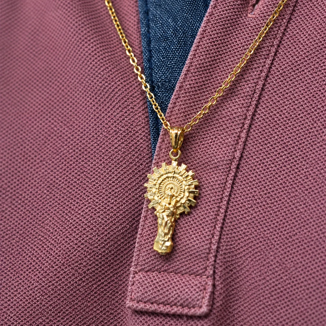 Medalla virgen del pilar silueta - Image 2