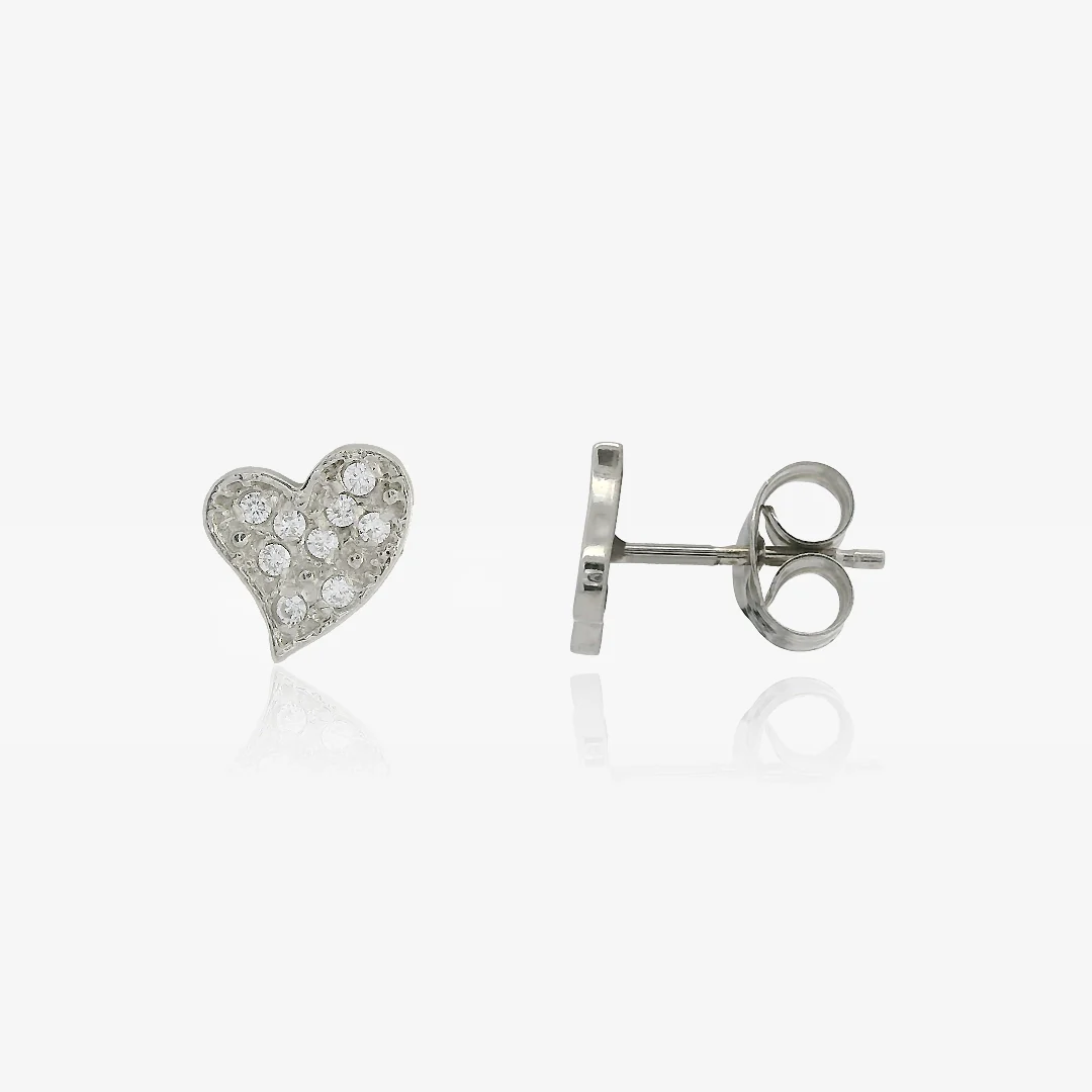 Pendientes Corazón piedras - Image 2