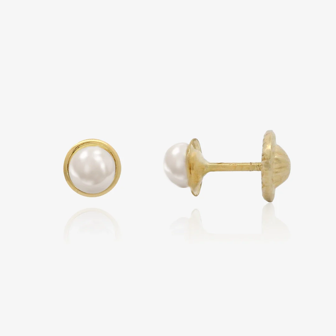 Pendientes PERLA BOTON - Image 2
