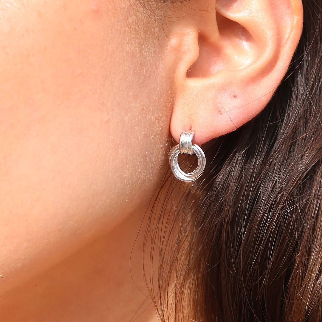 Pendientes Aros Entrelazado - Image 3