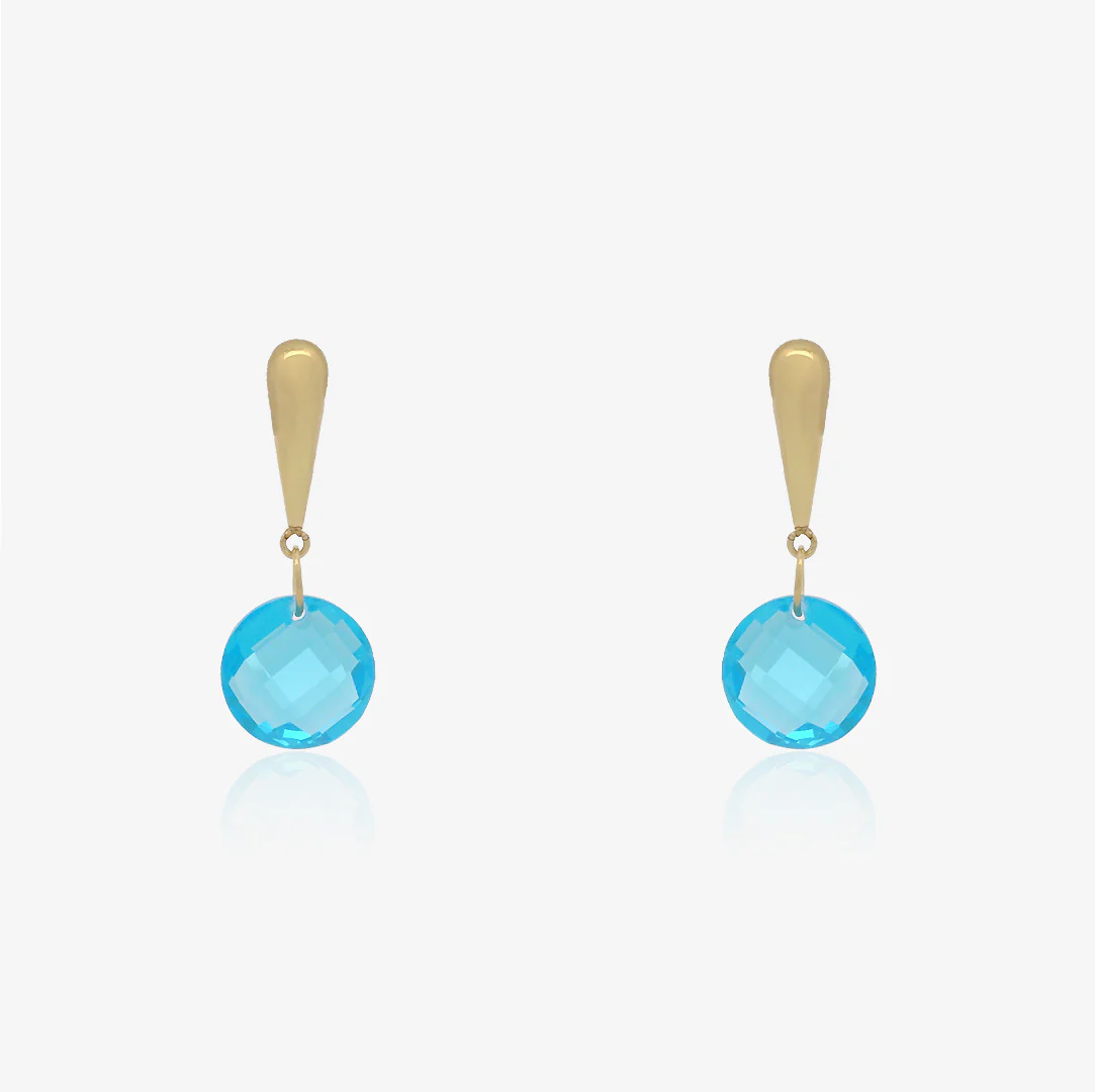 Pendientes Azul Briolet