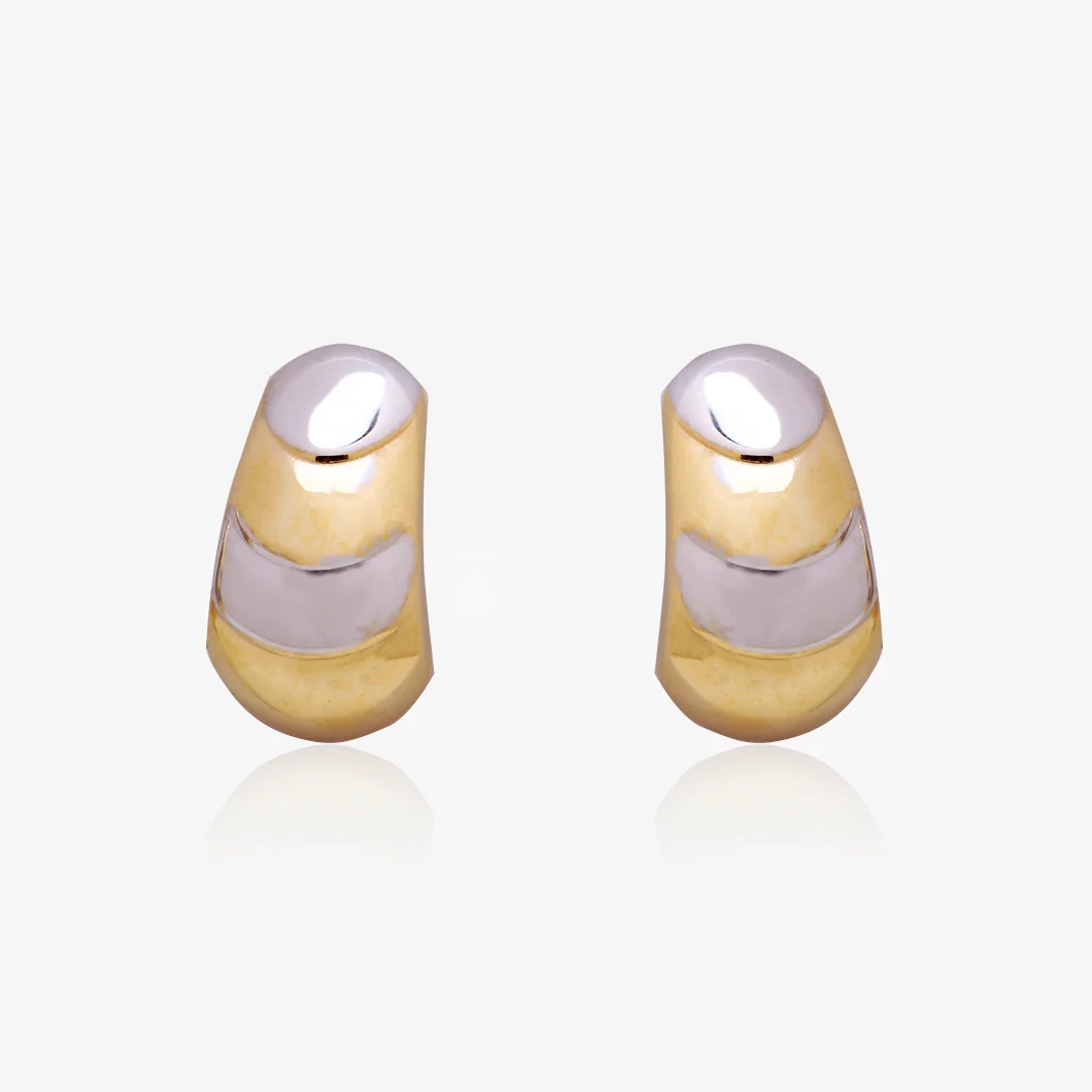 Pendientes Ballestilla Bicolor