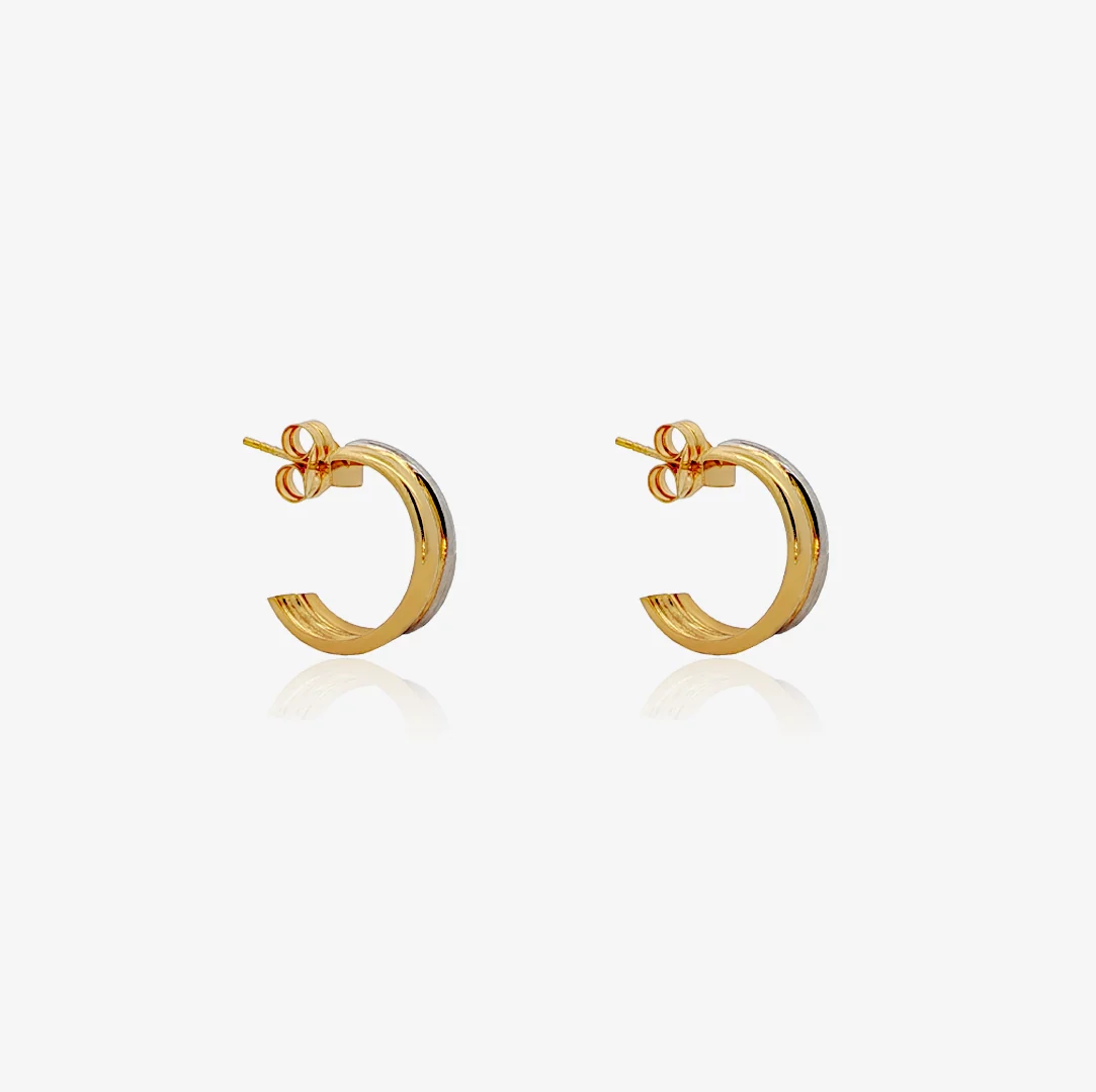 Pendientes Bicolor Aro - Image 4