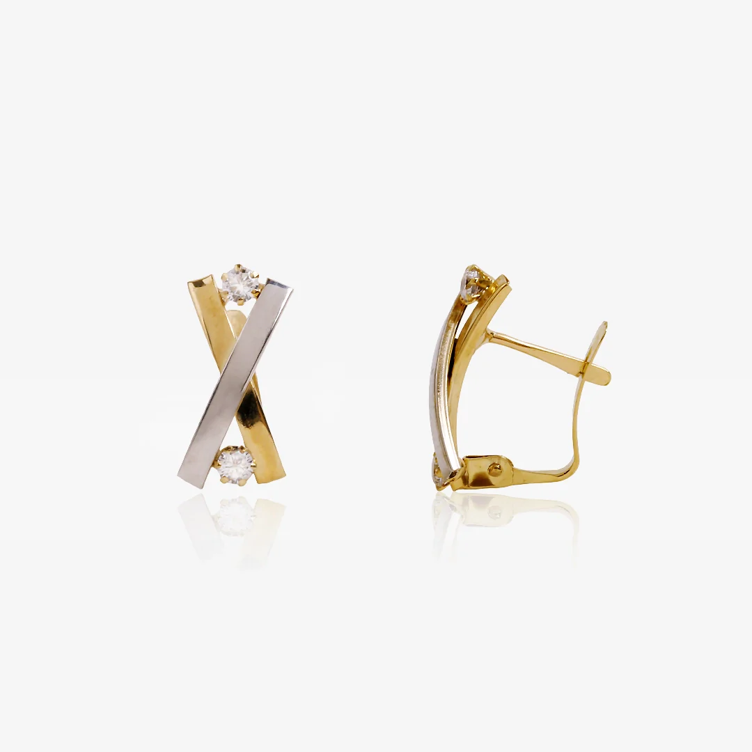Pendientes Bicolor Equis - Image 2