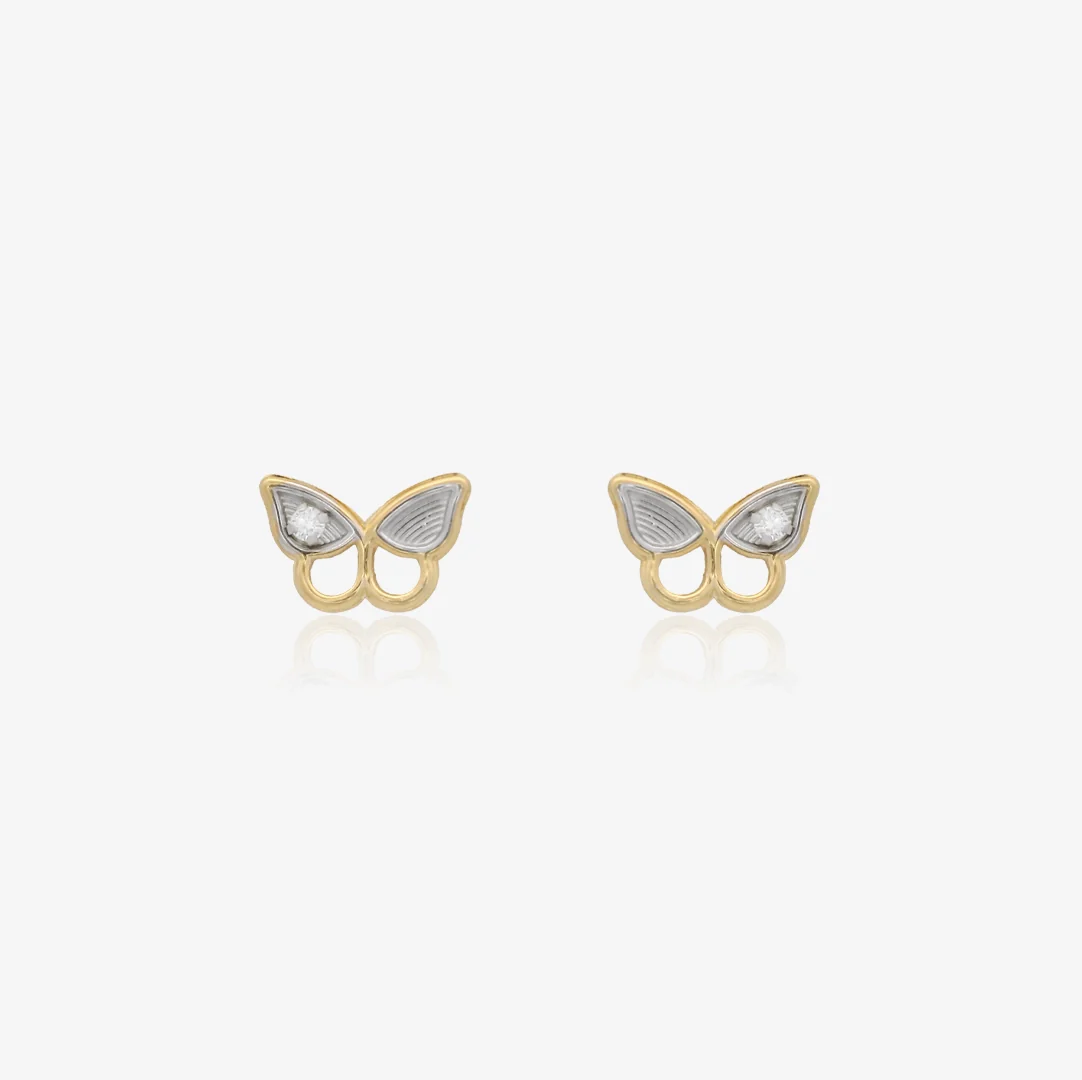 Pendientes Bicolor Mariposa