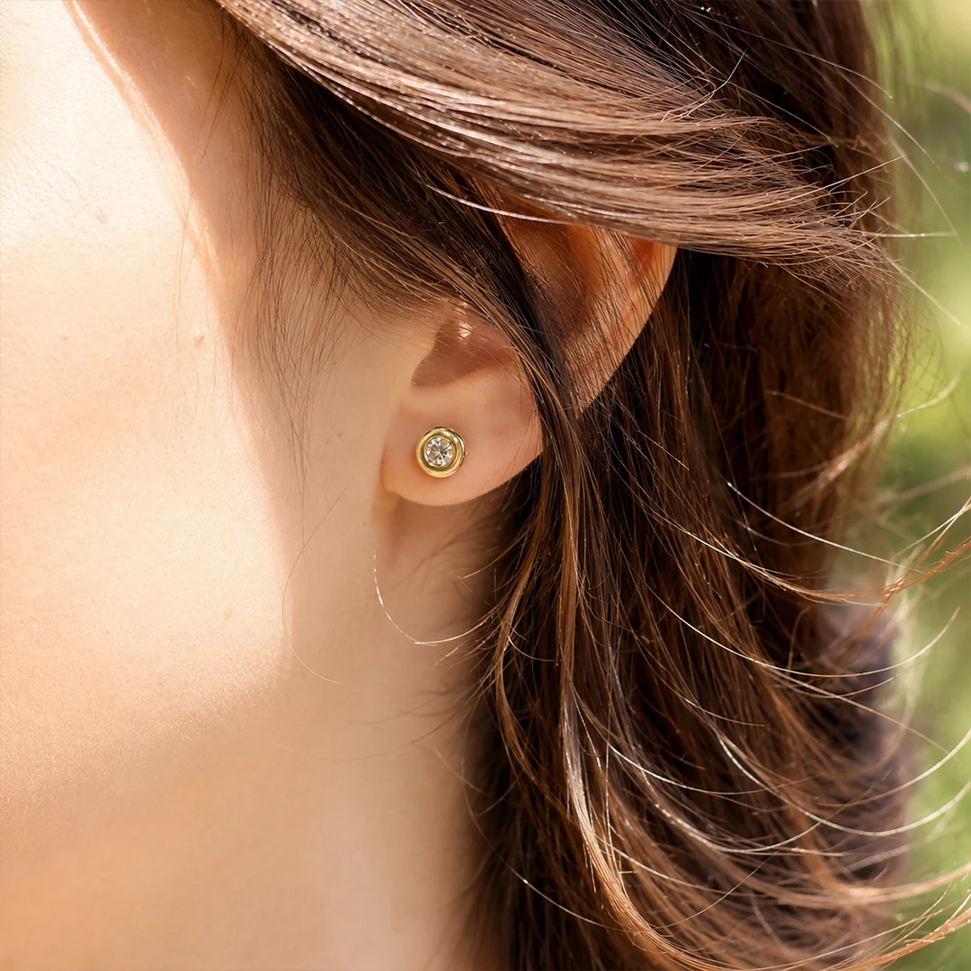 Pendientes chaton Diamantes - Image 4