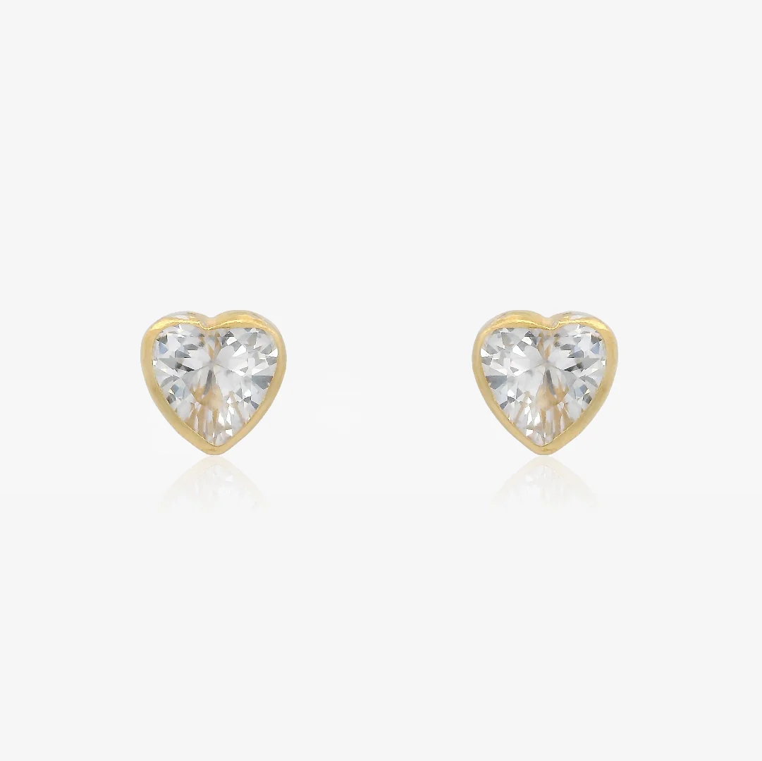 Pendientes Corazón Bocelado