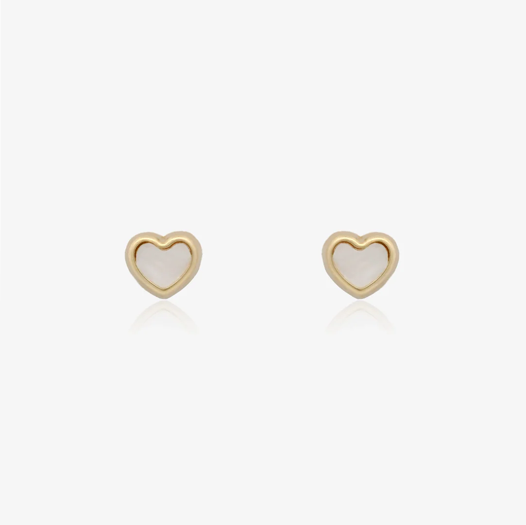 Pendientes Corazón Nacar