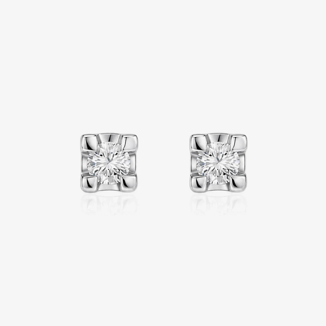 Pendientes Diamante 4 Garras