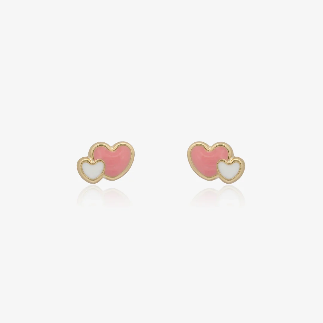 Pendientes Doble Corazón