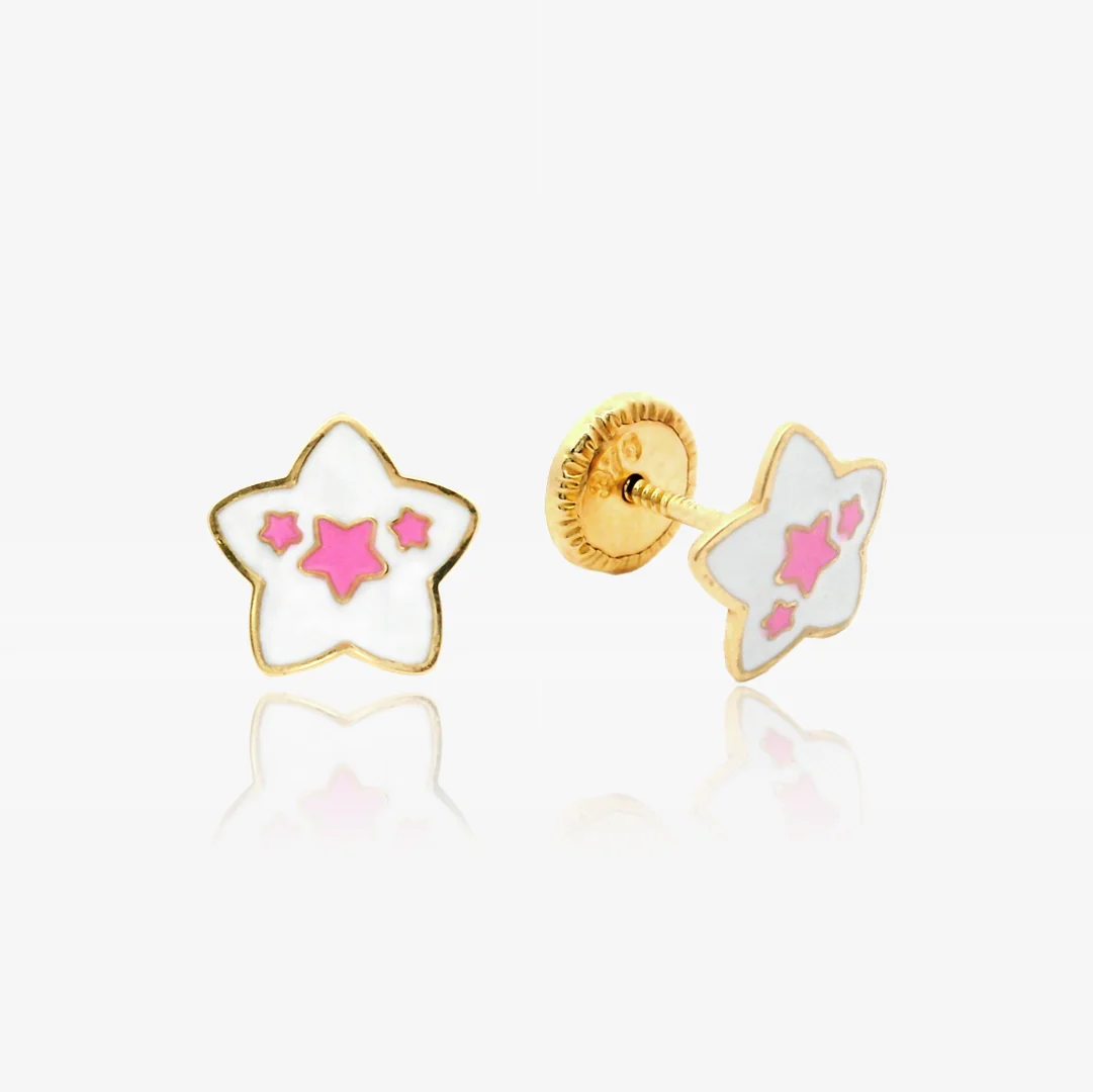 Pendientes Estrella Esmalte - Image 2