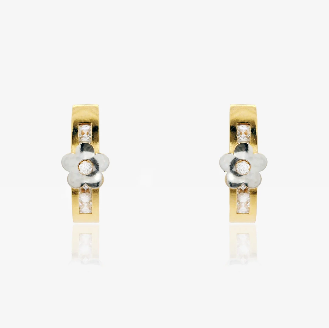 Pendientes Flor Central