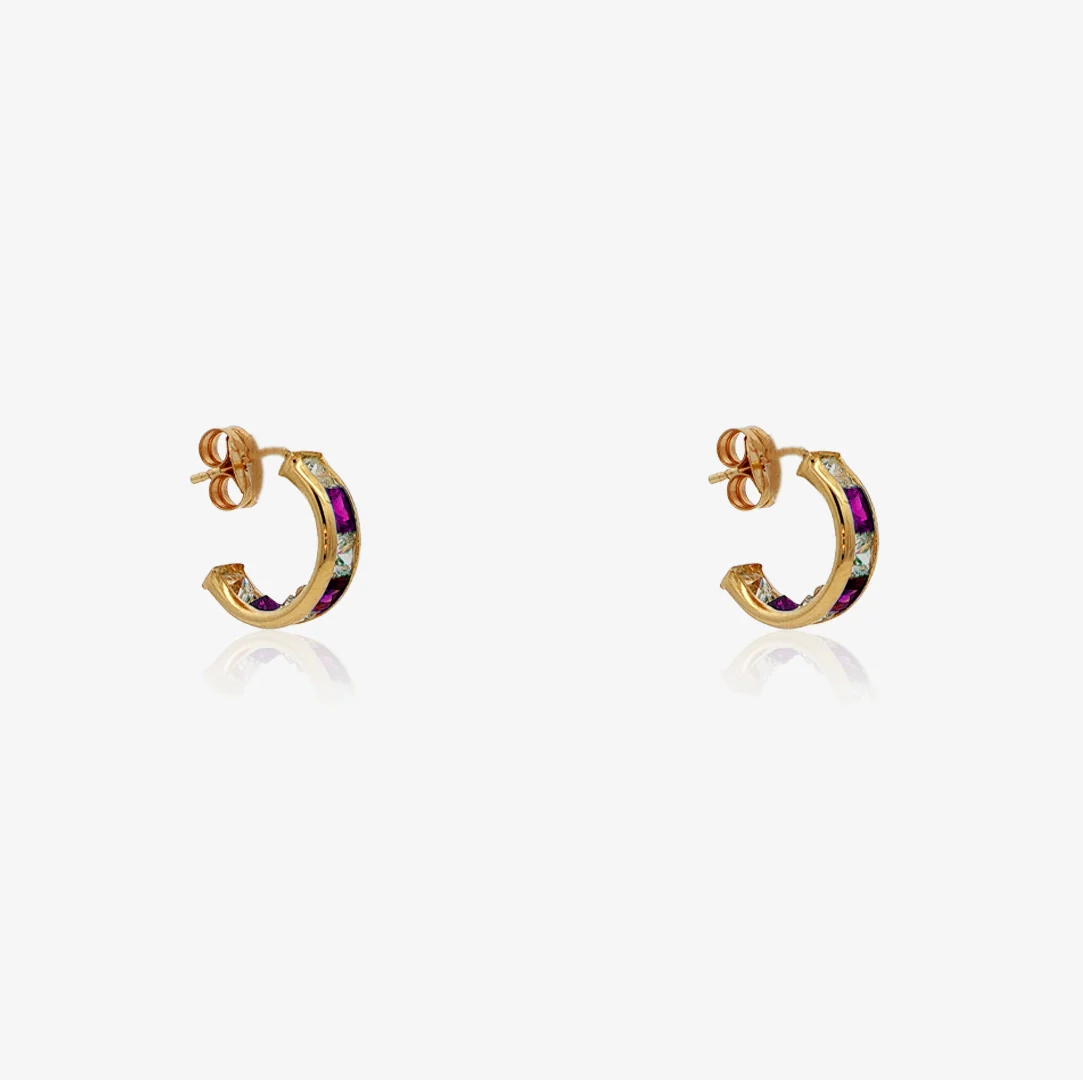 Pendientes Medio Aro