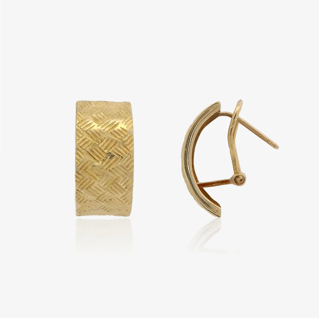 Pendientes Omega Tallados - Image 2